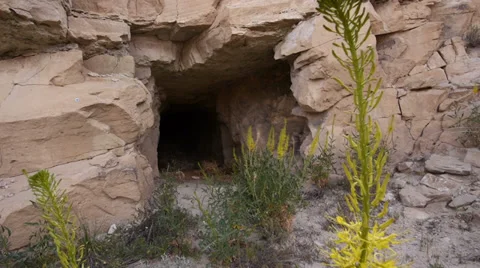 Abandoned Uranium Mine Wild West Utah Static Shot Stock Footage 38016535