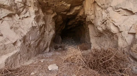 Abandoned Uranium Mine Wild West Utah Locked Shot Stock Footage 38017116