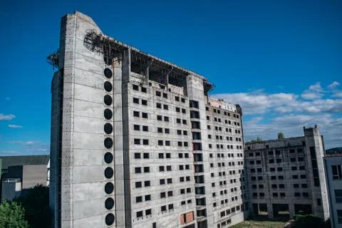 Abandoned urban structure Stock Photos