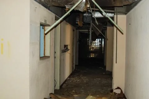 Abandoned US Air Force Base Crete, Greece Foto stock