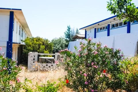 Abandoned US Air Force Base Crete, Greece Stock Photos
