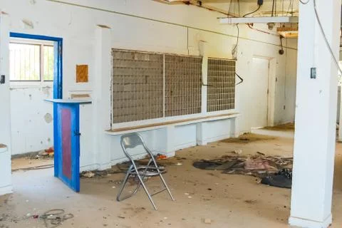 Abandoned US Air Force Base Crete, Greece Stock Photos