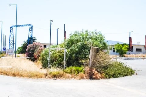 Abandoned US Air Force Base Crete, Greece Stock Photos