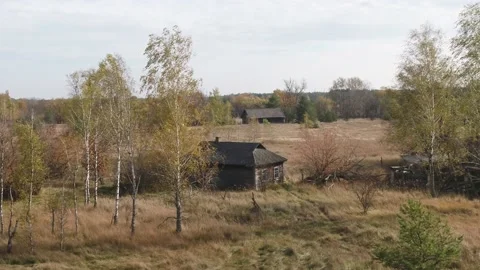 The abandoned village Stockbeeldmateriaal 163962412