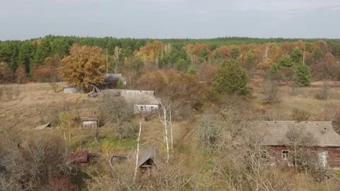 The abandoned village Stock Footage 163963170