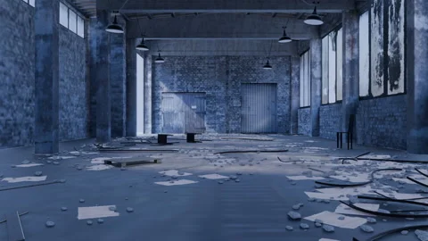 Abandoned Warehouse 库存影片 336006104