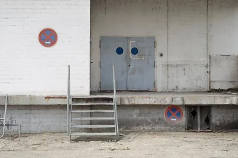 Abandoned warehouse Stock Photos
