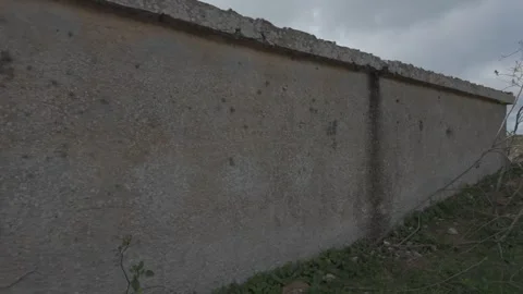 Abandoned Weathered Peeling paint Stock Footage 327557266