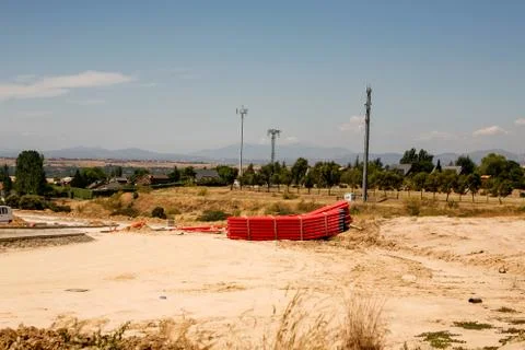 Abandoned works and constructions. Stock Photos