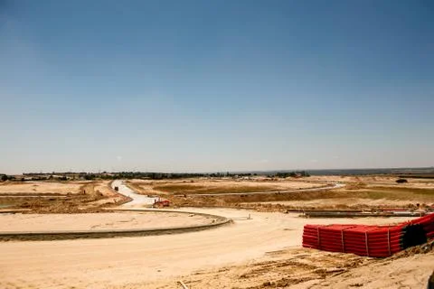 Abandoned works and constructions. Stock Photos