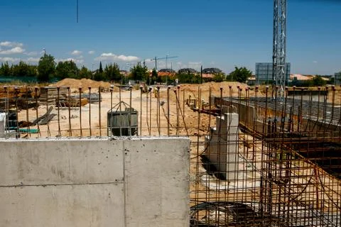 Abandoned works and constructions. Stock Photos