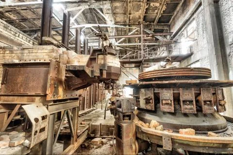 Abandoned workshop Stock Photos