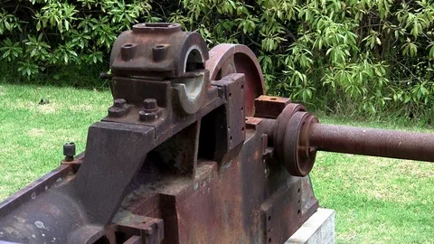Abanonded rusty machinery Video stock 90215408