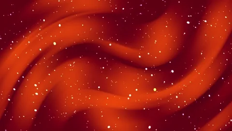 Abastract background red, elegant fancy swirl marble white dots scatter flying Stock Footage 297340537