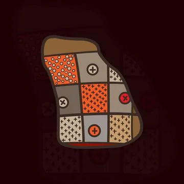 Abastract-pattern-anciant-design.-Creative-illustration-for-poster,-web,-la Stock Illustration