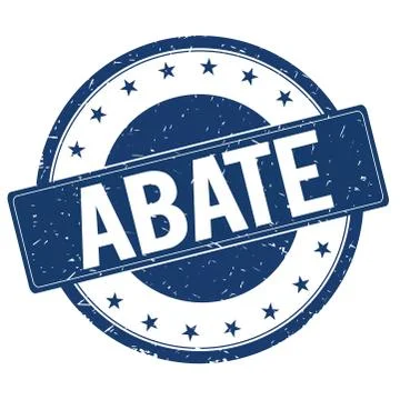 ABATE stamp sign Stock Illustration