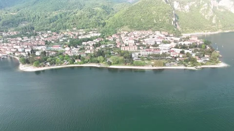 Abbadia on Lecco Lake 库存影片 333599022