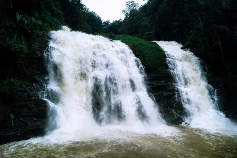 Abbey falls in coorg Stock Photos