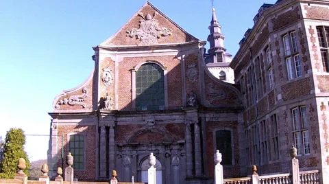 Abbey of Floreffe Stock Footage 35376456