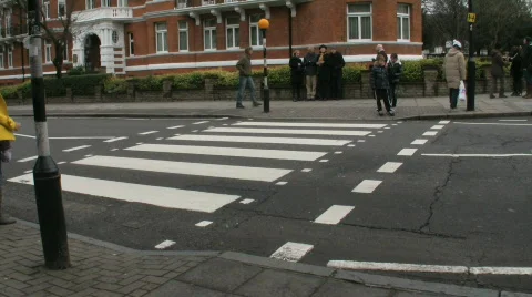 Abbey Road the Beatles Studio Stock Footage 697352
