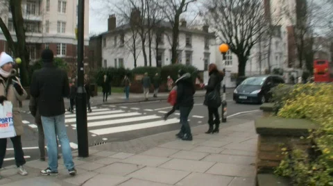 Abbey Road the Beatles Studio Stock Footage 697355