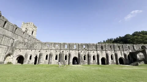 Abbey ruins Stock Footage 283656265