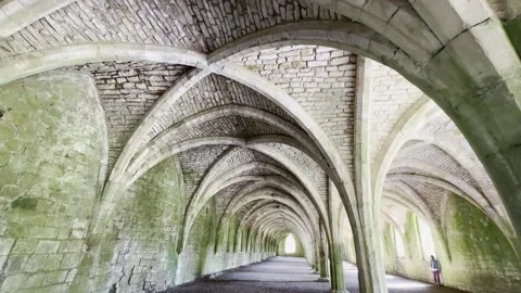 Abbey ruins Stock Footage 283656293