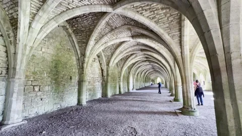 Abbey ruins Stock Footage 283656318