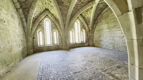 Abbey ruins Stock Footage 283656402