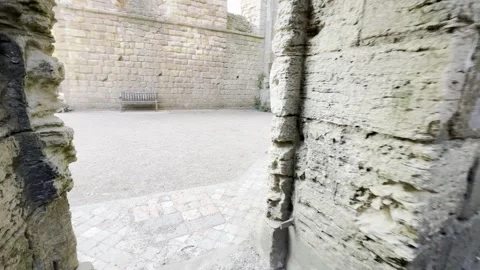 Abbey ruins Stock Footage 283656431
