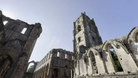 Abbey ruins Stock Footage 283656472