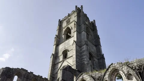 Abbey ruins Stock Footage 283656475
