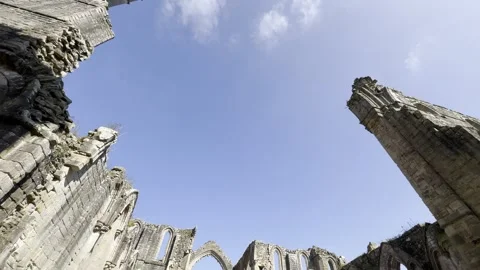 Abbey ruins Stock Footage 283657307