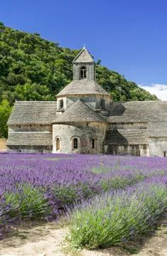 Abbey of senanque Stock Photos