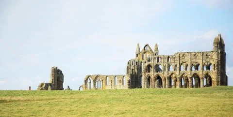 The abbey at whitby Stock Photos