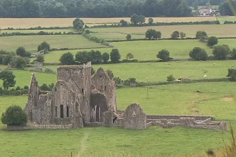 Abby Ruins Stock Footage 1070549