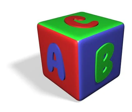ABC Block Stock Illustration