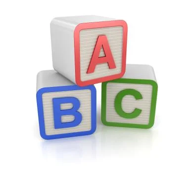 Abc Block Stock-Illustration
