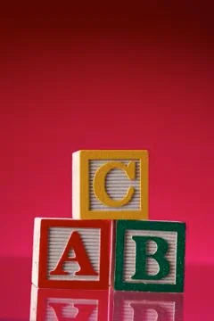 ABC Blocks Stock Photos