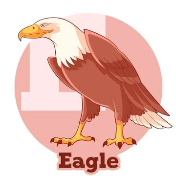 ABC Cartoon Eagle Stock Illustration