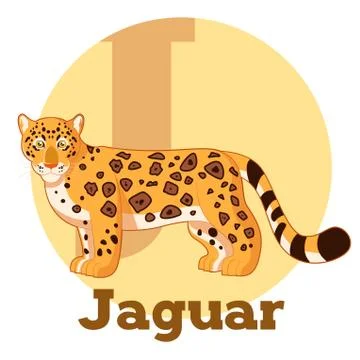 ABC Cartoon Jaguar Stock Illustration