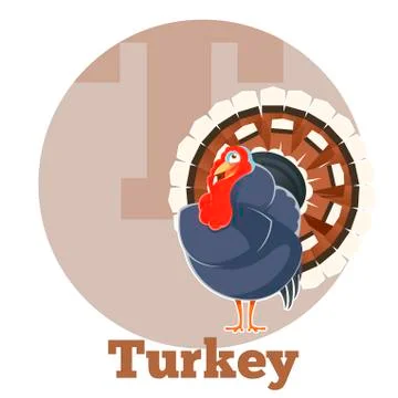 ABC Cartoon  Turkey Stock Illustration