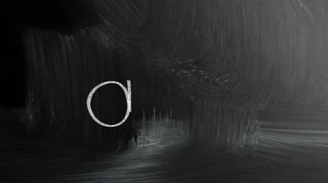 Abc Handwritten With White Chalk On A Blackboard Stock Footage 28781708