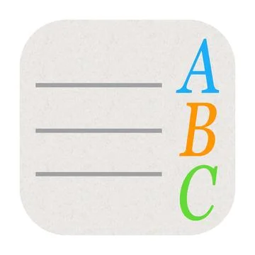 ABC icon Stock Illustration