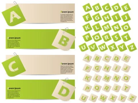 Abc infographic design Stock Illustration