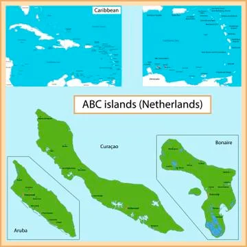 ABC Islands Stock Illustration
