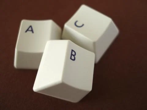 ABC Keys Stock Photos