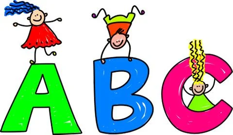Abc Kids Stock-Illustration