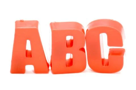 ABC letters Stock Photos