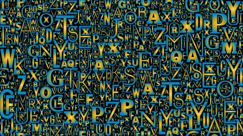 ABC seamless background Stock Illustration